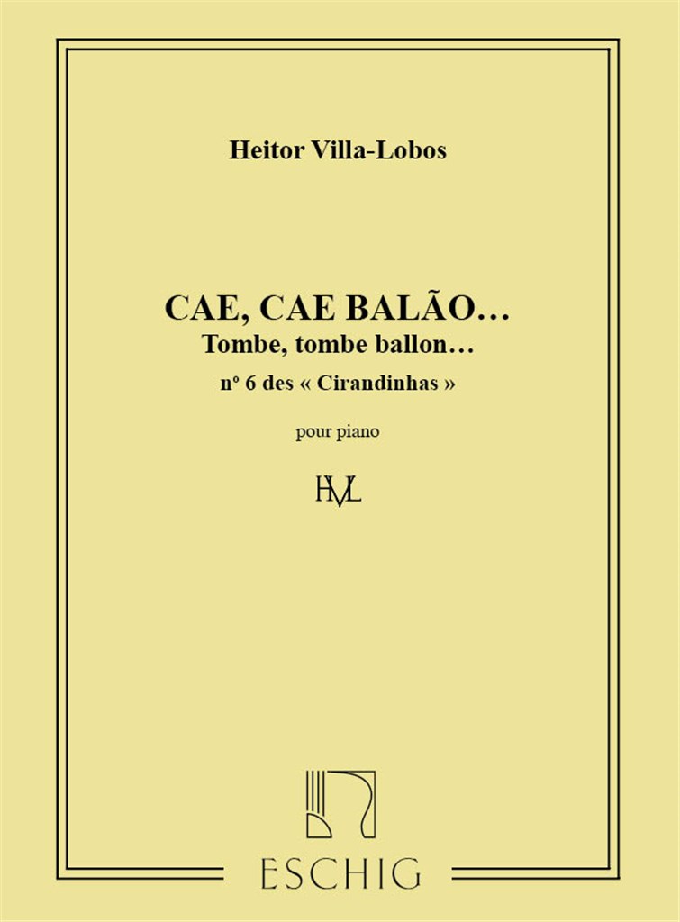 Villa-Lobos Cirandinhas N 6 Piano (Cai Cai
